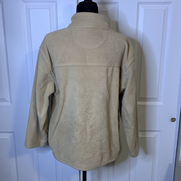 Alpine Tek Beige Fleece Zip Up Sweater - Picture 5 of 7